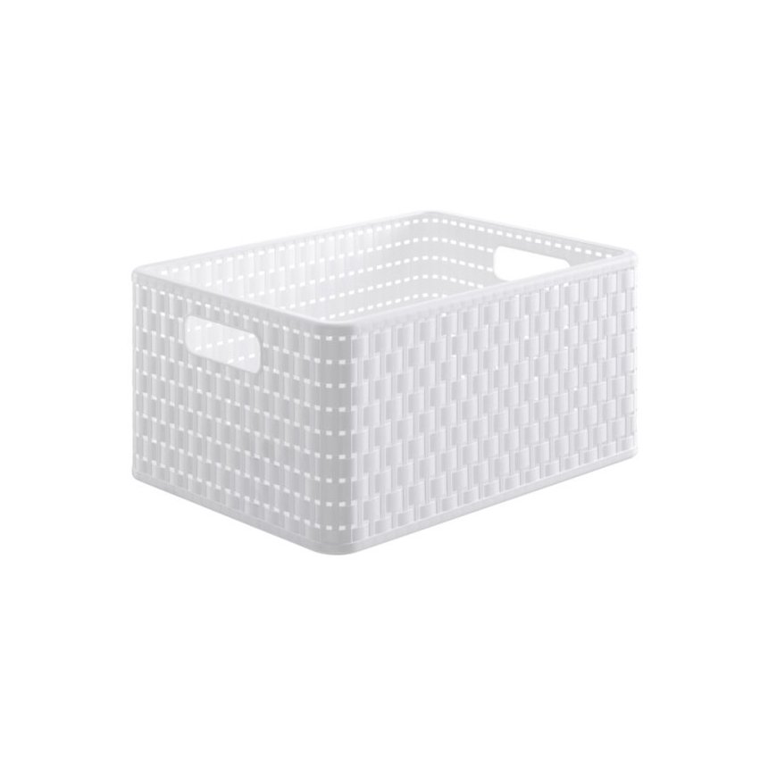 Rotho 11153 Storage basket Rectangular White