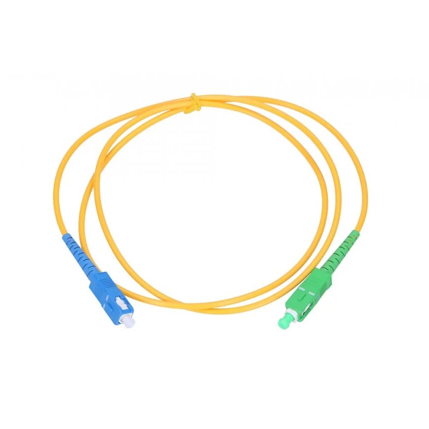 Extralink Потч-корд SC/UPC-SC/APC Одномодовый, Simplex, G.657A1, 3 мм, 1m