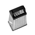 Resto Kitchenware 95412 manual grater/spiralizer Четырехсторонняя терка Черный, Нержавеющая сталь