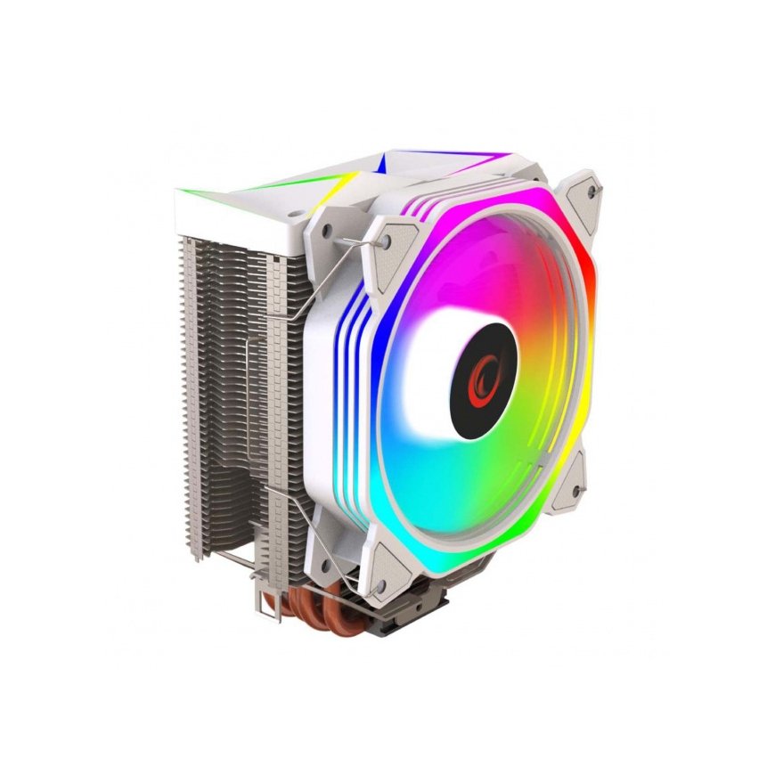 Rampage Octagon C50 Chłodzenie procesora LGA 1700/AM5 1800RPM wentylator 120mm ARGB biały