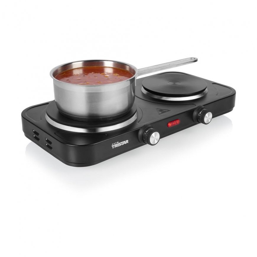 Tristar Table Hob | KP-6152 | Number of burners/cooking zones 2 – 2