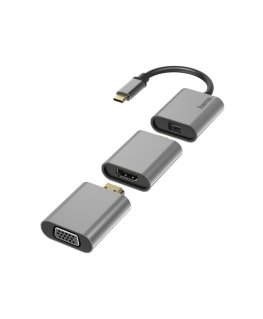 Hama 00200306 USB grafiikka-adapteri 4096 x 2160 pikseliä Harmaa