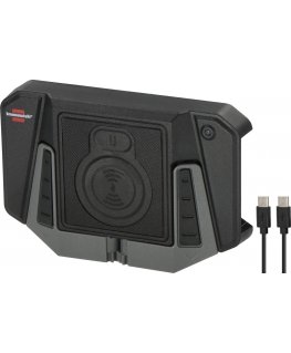 Brennenstuhl 1173780001 mobile device charger Smartphone Black, Grey Wireless charging Indoor