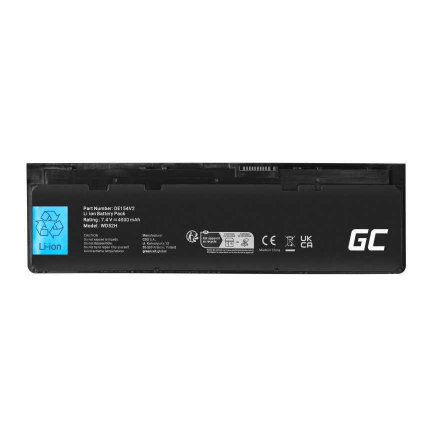 Green Cell DE154V2 portatīvo datoru rezerves daļa Baterija – 3