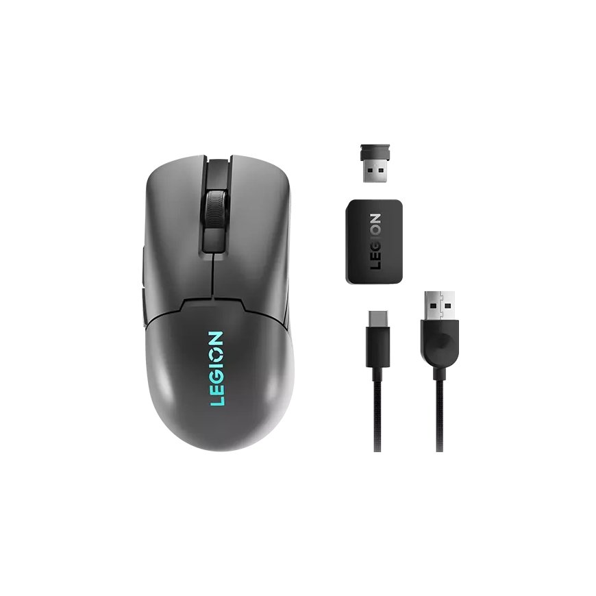 Lenovo M600s kompiuterio pelė Žaidimams Abiems rankoms RF Wireless + Bluetooth + USB Type-C Optinis – 2