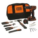 Black & Decker BDCDC18HTSA-QW puur Võti Must, Oranž Black & Decker BDCDC18HTSA-QW puur Võti Must, Oranž