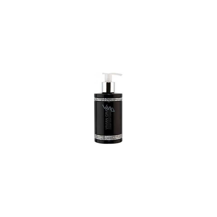Black Crystals Luxury Cream Soap