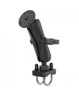 RAM Mounts Double U-Bolt Rail Mount for Smaller Rails