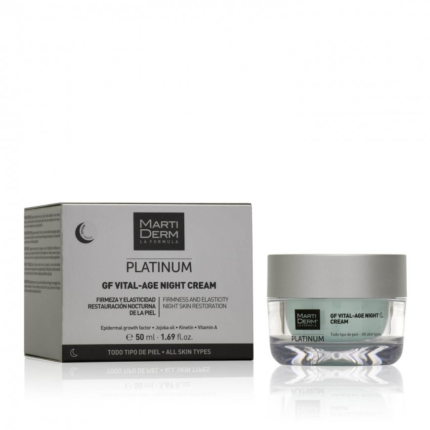 MartiDerm PLATINUM GF Vital-Age Night Cream Öökreem Nägu 50 ml