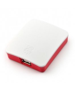 Raspberry Pi 3A official box - red and white
