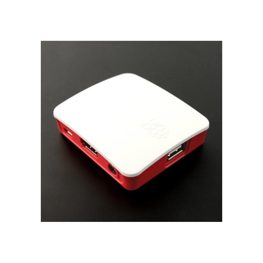 Raspberry Pi 3A virallinen laatikko - punainen ja valkoinen – 2