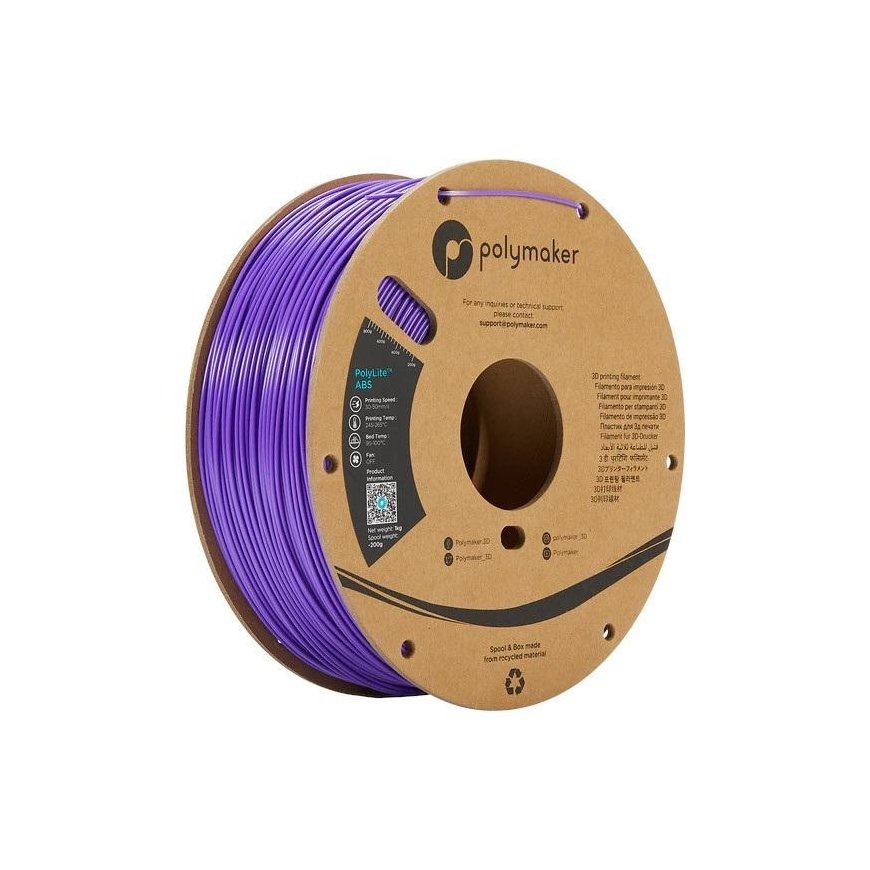 Muovinen PolyLite ABS - 1,75 mm - 1 kg - Purppura