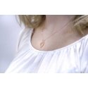 Beneto Rose gold plated silver pendant with heart AGS289 / 47-ROSE Beneto Rose gold plated silver pendant with heart AGS289 / 47-ROSE