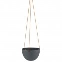AmeliaHome Flower Pot AH LOKAI Musta 15.4X10 AmeliaHome Flower Pot AH LOKAI Musta 15.4X10