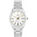 Miesten kello Casio DATE - hopea, GOLD INDEXES (Ø 39 mm)