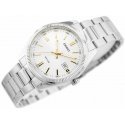 Laikrodis vyrams Casio DATE - Sidabrinis, GOLD INDEXES (Ø 39 mm)
