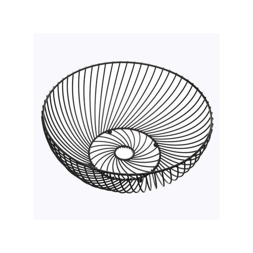 5five Simply Smart Fruit Basket, 30 cm, metalli, musta