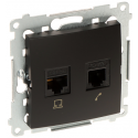 Contact Simon TERMINATION SOCKET RJ-45 + RJ-12 D5T.01/49-SIMON54 Contact Simon TERMINATION SOCKET RJ-45 + RJ-12 D5T.01/49-SIMON54