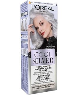 L'Oreal COOL Silver platinum grey toning treatment Pearl White 1 u