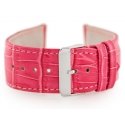Pacific W64 leather watch strap - pink - 24mm Pacific W64 leather watch strap - pink - 24mm