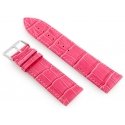 Pacific W64 leather watch strap - pink - 24mm Pacific W64 leather watch strap - pink - 24mm
