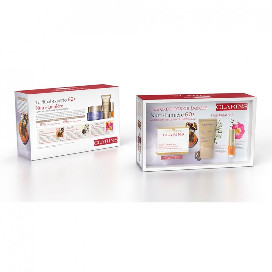 Clarins NUTRI LUMIÈRE DAY CREAM ALL SKIN TYPES SET 5 pcs