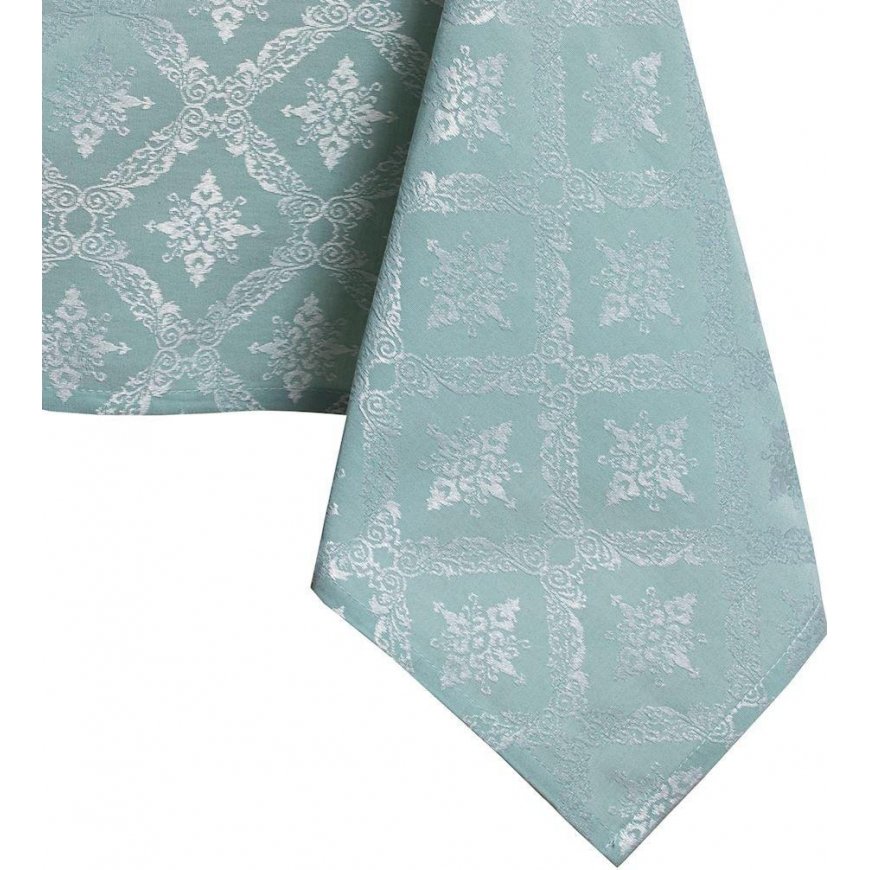 DecoKing Tablecloth Maya mint classic 150x350