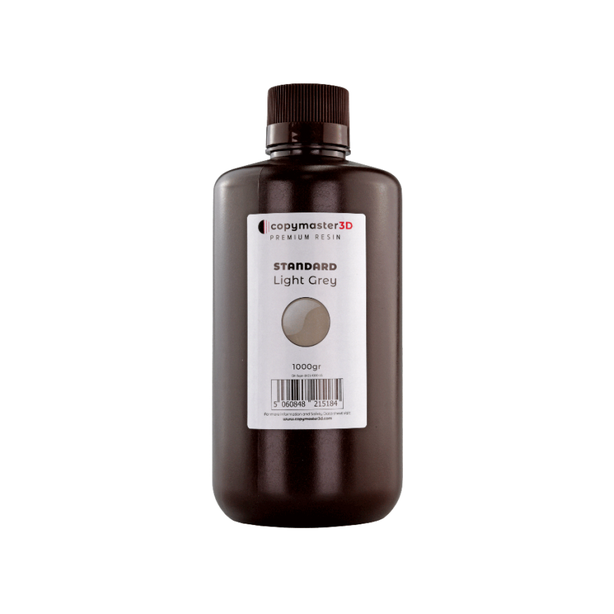 Copymaster3D Standard UV derva - 1000ml - šviesiai pilka