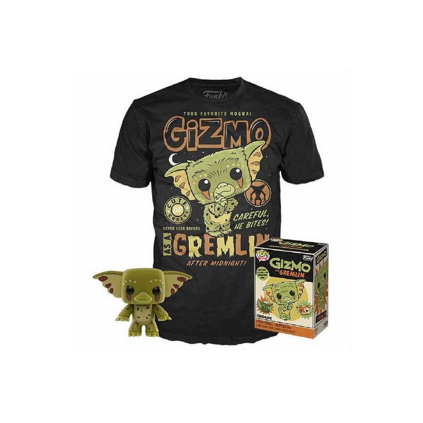 Funko Set POP figure & Tee Gremlins Gizmo Exclusive