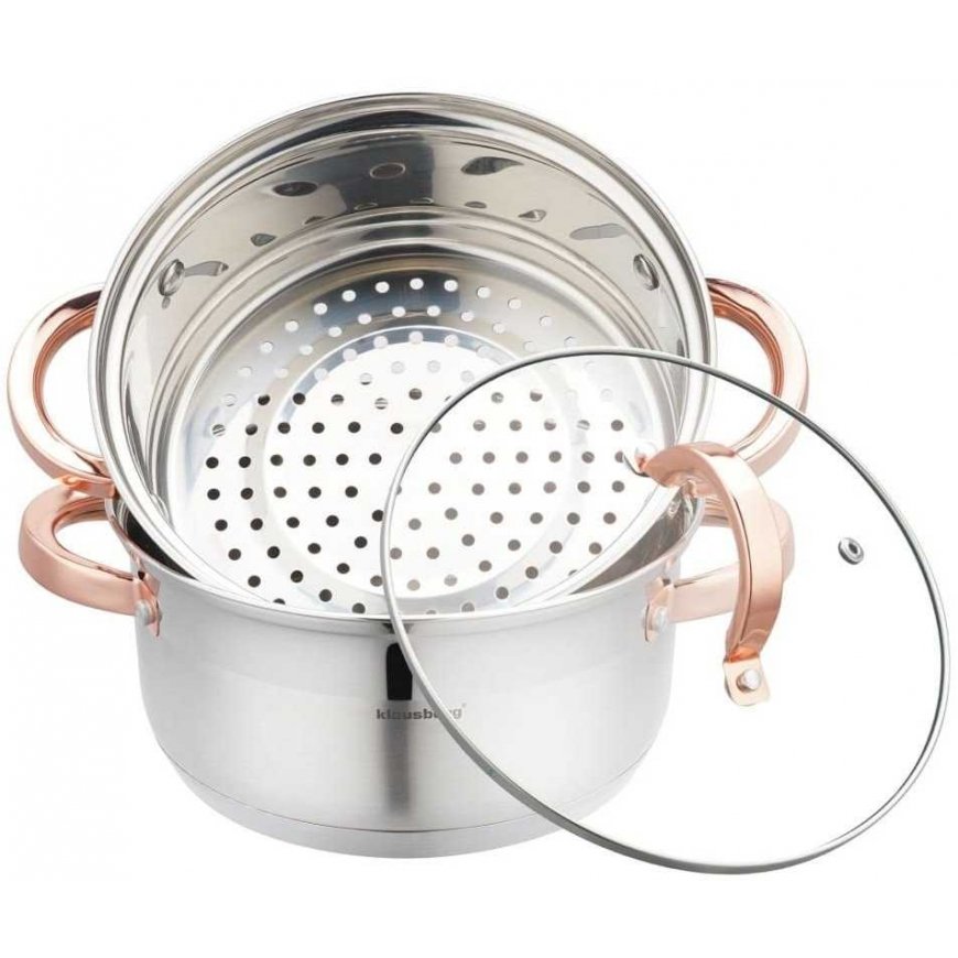 Steamer Pot Set FOR STEAM COOKING 20CM 3 EL. KLAUSBERG KB-7728