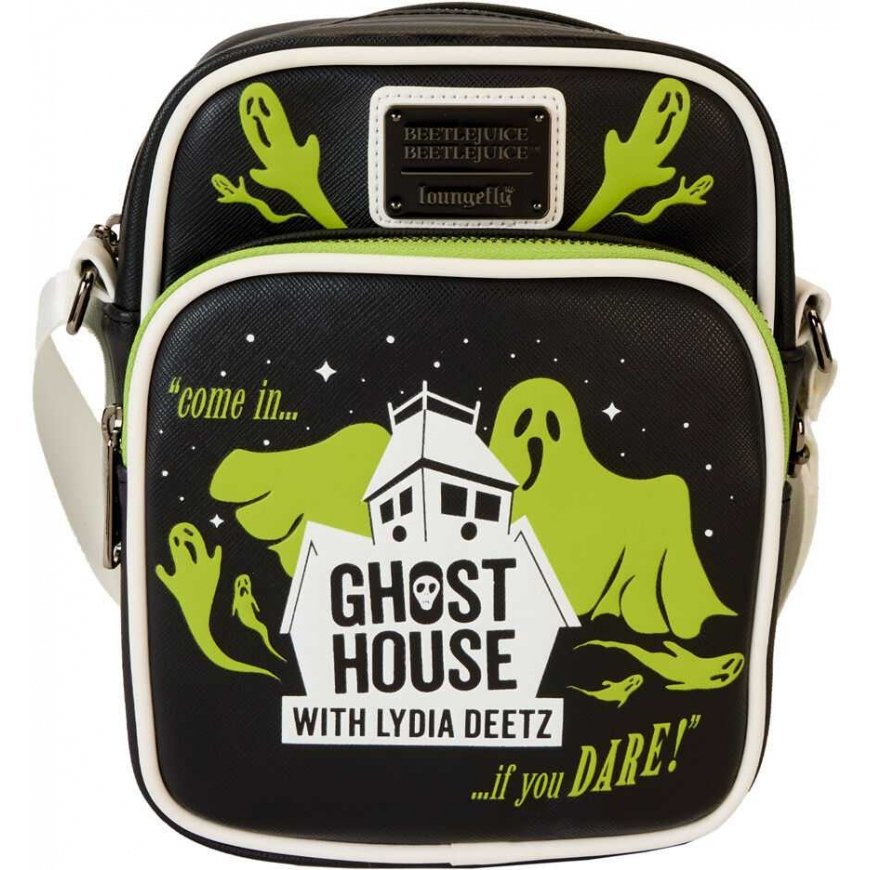 Loungefly Beetlejuice 2 Ghost House shoulder bag