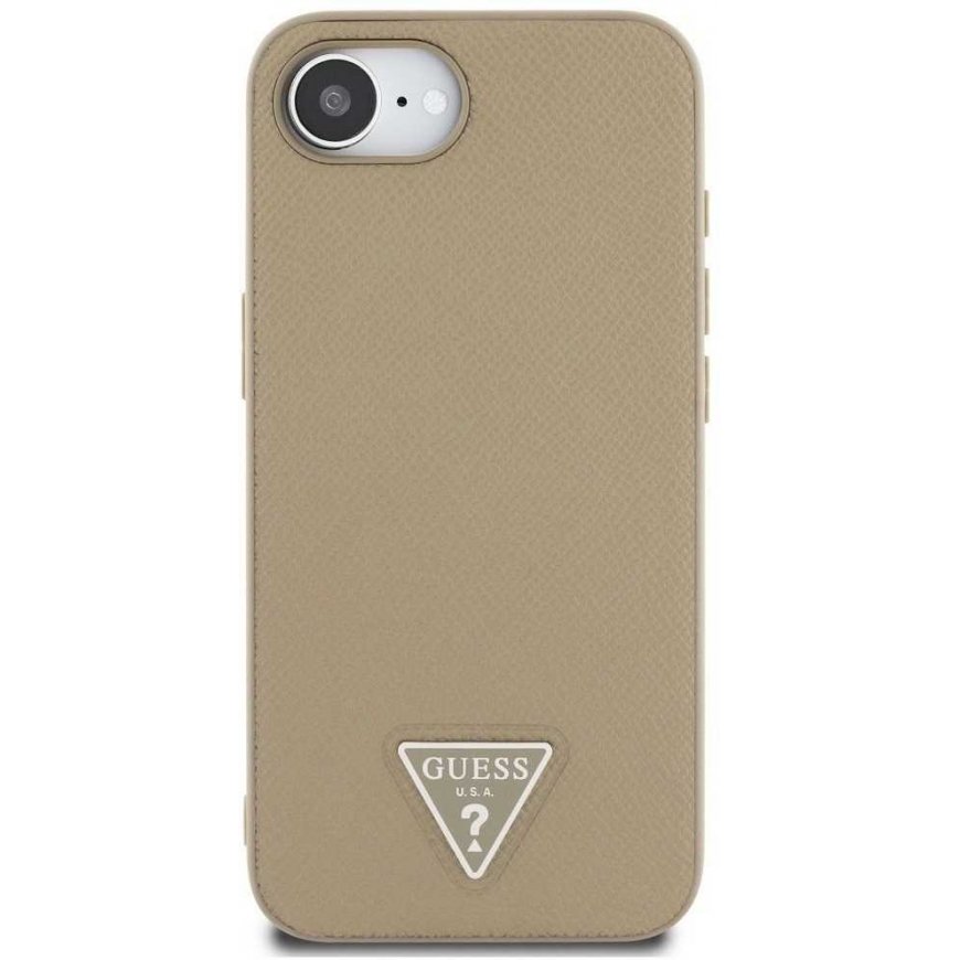 GUESS dėklas, skirtas IPHONE 16e, suderinamas su MagSafe GUHMPSE4P4PGRSGW (PU 4G Circle W/ Classic Logo) ruda – 2