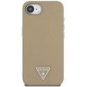 GUESS case for IPHONE 16e, compatible with MagSafe GUHMPSE4P4PGRSGW (PU 4G Circle W/ Classic Logo) brown