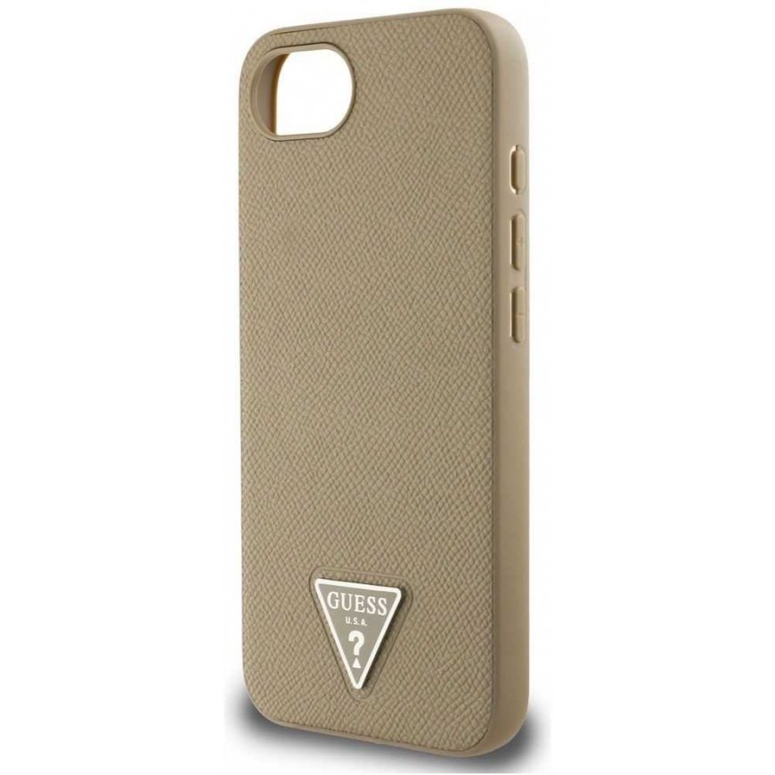 GUESS case for IPHONE 16e, compatible with MagSafe GUHMPSE4P4PGRSGW (PU 4G Circle W/ Classic Logo) brown – 5