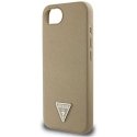 GUESS case for IPHONE 16e, compatible with MagSafe GUHMPSE4P4PGRSGW (PU 4G Circle W/ Classic Logo) brown