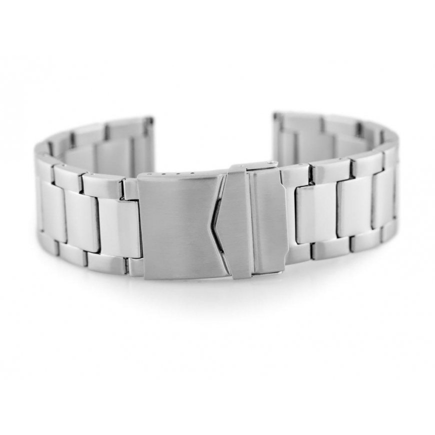 Inny 601S bracelet - HQ steel - sidabrinis - 22mm