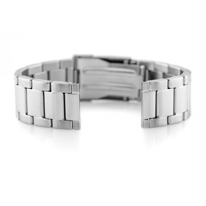 Inny 601S bracelet - HQ steel - sidabrinis - 22mm – 2