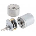150:1 Metal Motor 24V 37Dx73L 68RPM with 64 CPR Encoder, Pololu 4697