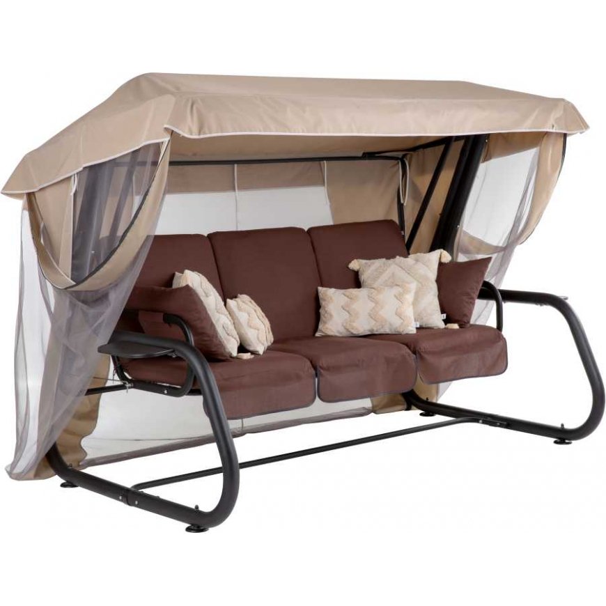 Venezia Lux Black Edition Garden Swing H047-04PB PATIO