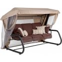 Venezia Lux Black Edition Garden Swing H047-04PB PATIO Venezia Lux Black Edition Garden Swing H047-04PB PATIO
