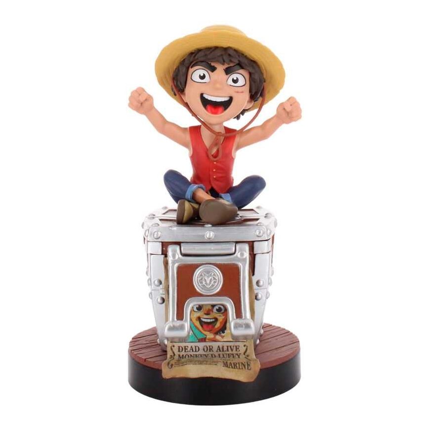 Exquisite Gaming One Piece Luffy Wanted Poster clamping bracket Cable guy 20cm – 2