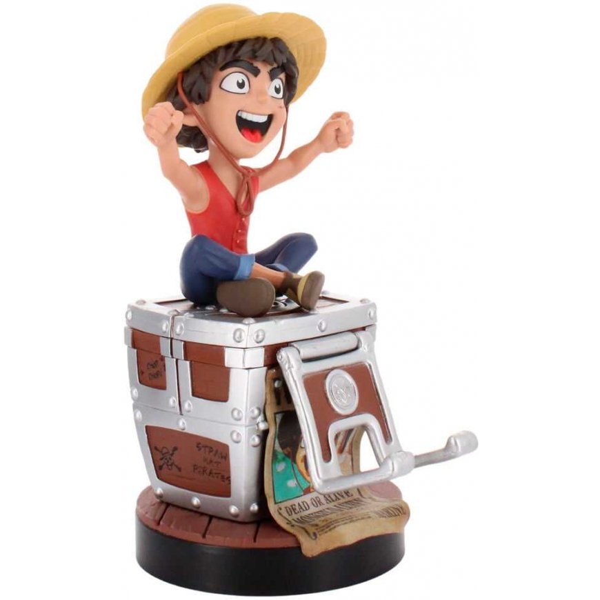 Exquisite Gaming One Piece Luffy Wanted Poster clamping bracket Cable guy 20cm – 3