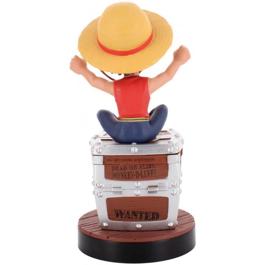 Hieno peli One Piece Luffy Wanted -julistekiinnike Kaapelipää 20cm – 4