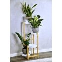 Kesper Bamboo Flower Stand with Plastic Stands Kesper Bamboo Flower Stand with Plastic Stands