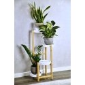 Kesper Bamboo Flower Stand with Plastic Stands Kesper Bamboo Flower Stand with Plastic Stands