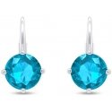 Brilio Silver Gorgeous silver earrings with blue zircons EA302WAQ Brilio Silver Gorgeous silver earrings with blue zircons EA302WAQ