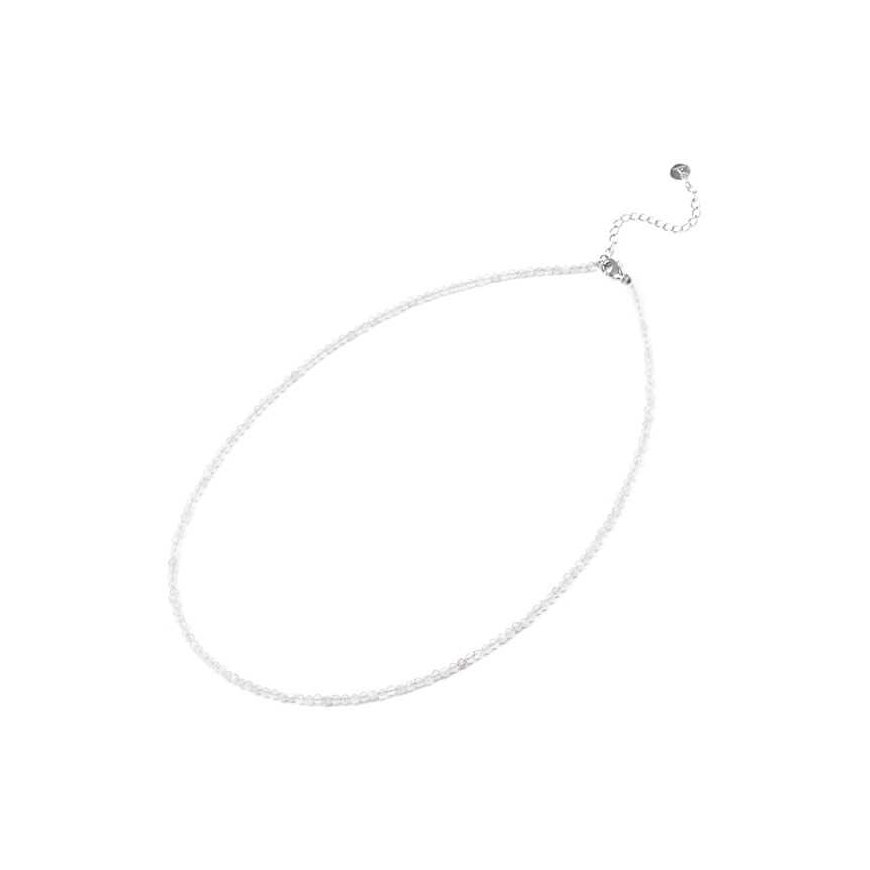Agate Mineral Necklace for Women with Moonstone POL-N06/47L