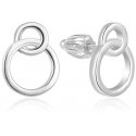 Beneto Minimalist silver earrings AGUP1425S screw Beneto Minimalist silver earrings AGUP1425S screw