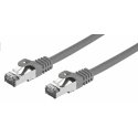 C-TECH kaapelin patchcord Cat7, S/FTP, harmaa, 15m