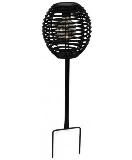 AURINKOVALAISIN CUBIC RATTAN Musta PROGARDEN